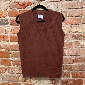 Men's Brown Sweater Vest